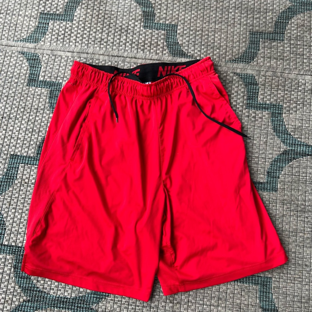 Mens Nike Red Shorts